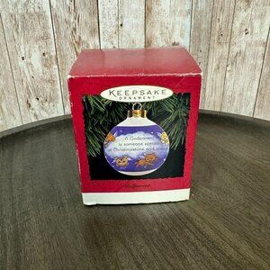 1995 Hallmark Keepsake Ornament for Godparent at Christmas Time USA Made